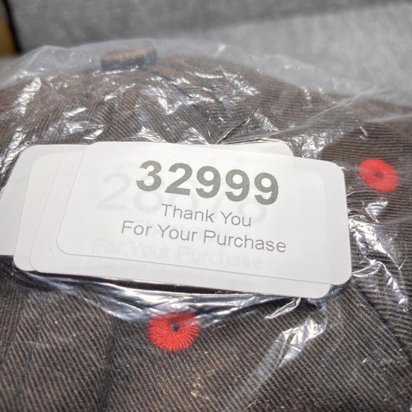 Vintage Nike Hat Cap Snap Back Brown Red Embroidered Swoosh Youth One Size 90s - Picture 11 of 11